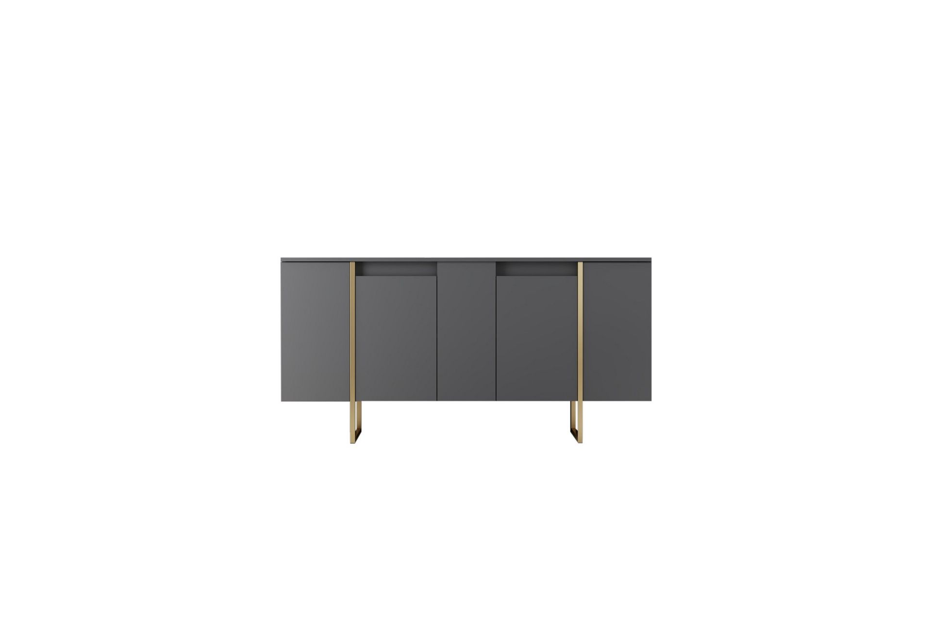Luxe Konsollbord 160 cm - Grå/Gull - Møbler - Bord - Avlastningsbord - Konsollbord