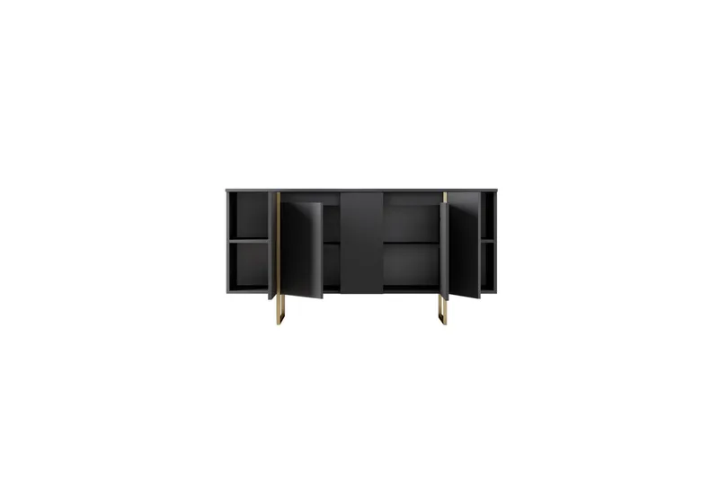 Luxe Konsollbord 160 cm - Grå/Gull - Oppbevaring - Oppbevaringsmøbler - Sideboard & skjenker