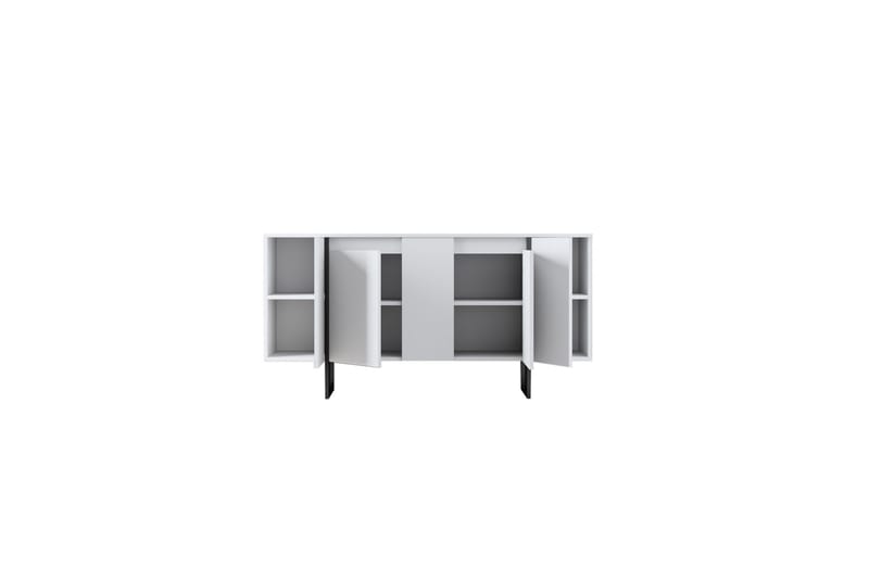 Luxe Konsollbord 160 cm - Hvit/Svart - Møbler - Bord - Avlastningsbord - Konsollbord