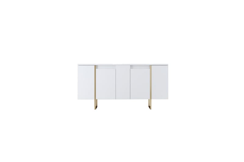 Luxe Konsollbord 160 cm - Vit/Guld - Oppbevaring - Oppbevaringsmøbler - Sideboard & skjenker