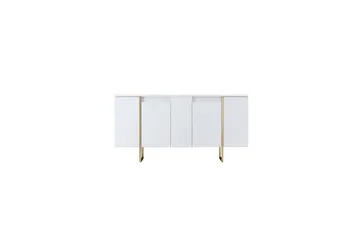 Luxe Konsollbord 160 cm - Vit/Guld - Oppbevaring - Oppbevaringsmøbler - Sideboard & skjenker