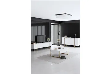 Luxe Konsollbord 160 cm - Vit/Guld - Oppbevaring - Oppbevaringsmøbler - Sideboard & skjenker