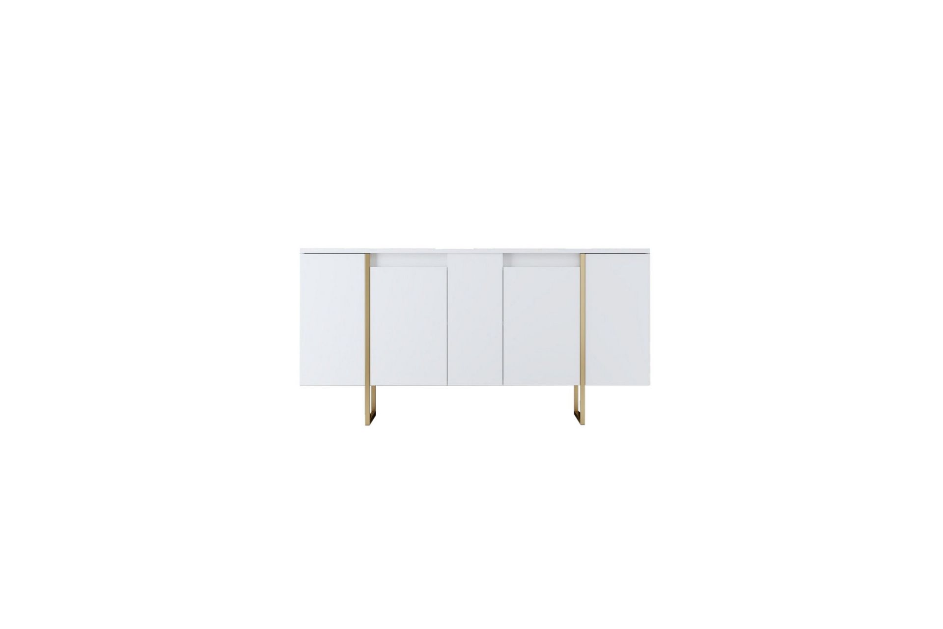 Luxe Konsollbord 160 cm - Vit/Guld - Møbler - Bord - Avlastningsbord - Konsollbord