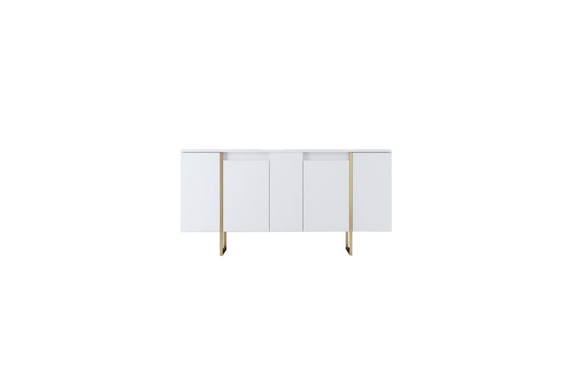 Luxe Konsollbord 160 cm - Vit/Guld - Gangbord - Konsollbord