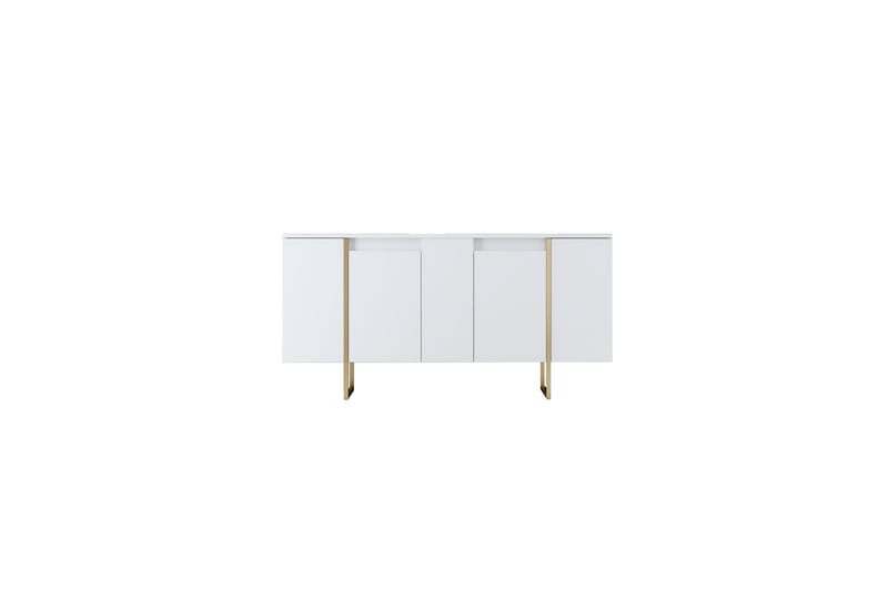 Luxe Konsollbord 160 cm - Vit/Guld - Møbler - Bord - Avlastningsbord - Konsollbord