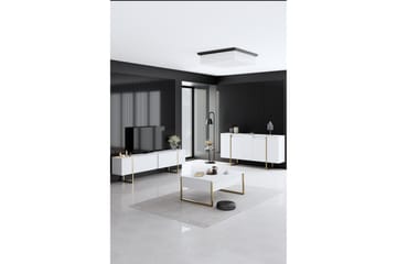 Luxe Konsollbord 160 cm - Vit/Guld - Møbler - Bord - Avlastningsbord - Konsollbord