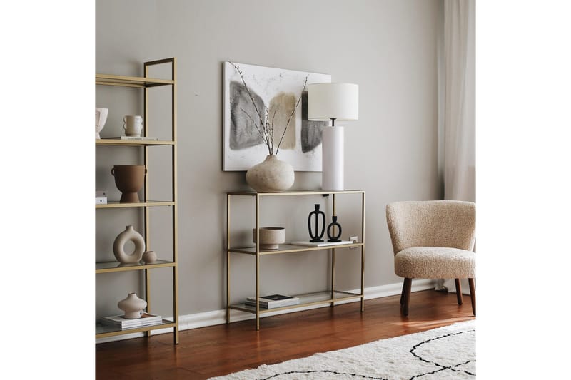 Lychester Avlastningsbord 100 cm - Gull - Møbler - Bord - Avlastningsbord - Konsollbord