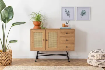 Makwana Konsollbord 120 cm - Naturell - Oppbevaring - Oppbevaringsmøbler - Sideboard & skjenker