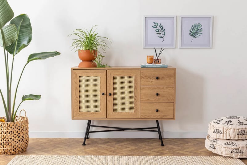 Makwana Konsollbord 120 cm - Naturell - Oppbevaring - Oppbevaringsmøbler - Sideboard & skjenker