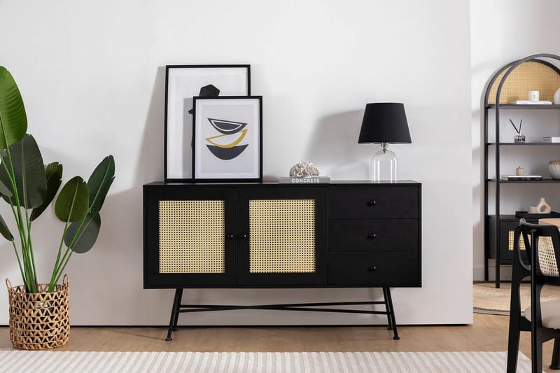 Makwana Konsollbord 160 cm - Svart - Oppbevaring - Oppbevaringsmøbler - Sideboard & skjenker