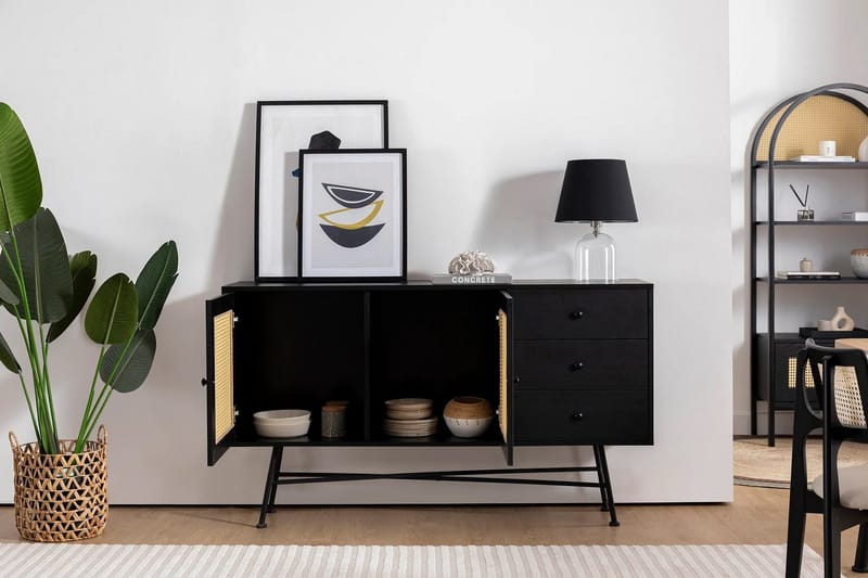 Makwana Konsollbord 160 cm - Svart - Oppbevaring - Oppbevaringsmøbler - Sideboard & skjenker