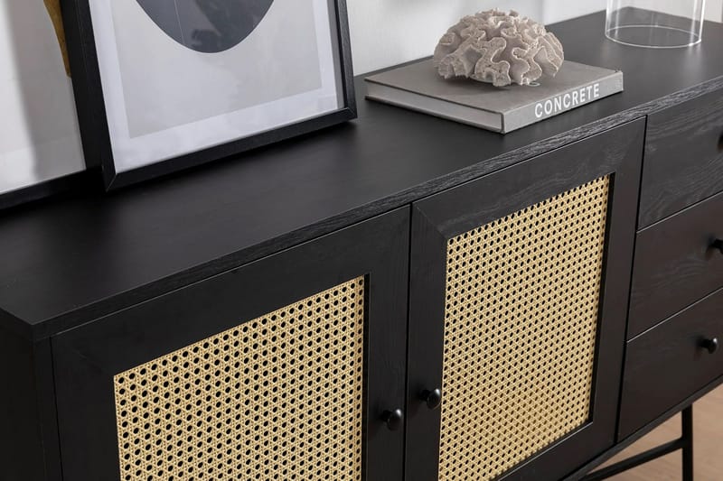 Makwana Konsollbord 160 cm - Svart - Oppbevaring - Oppbevaringsmøbler - Sideboard & skjenker