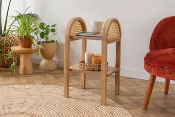 Makwana Skjenk 30 cm - Naturell - Møbler - Bord - Avlastningsbord - Brettbord og småbord