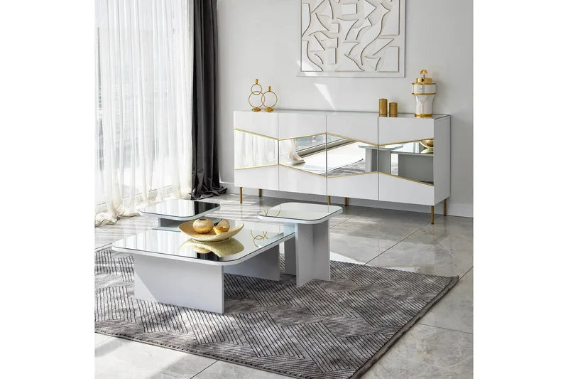 Mami Konsollbord 180 cm - Hvit - Oppbevaring - Oppbevaringsmøbler - Sideboard & skjenker