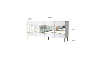 Mami Konsollbord 180 cm - Hvit - Oppbevaring - Oppbevaringsmøbler - Sideboard & skjenker