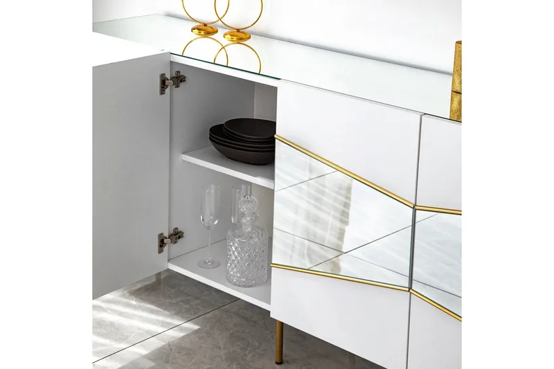 Mami Konsollbord 180 cm - Hvit - Oppbevaring - Oppbevaringsmøbler - Sideboard & skjenker