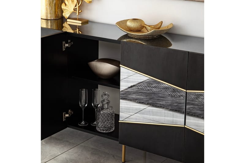 Mami Konsollbord 180 cm - Svart - Oppbevaring - Oppbevaringsmøbler - Sideboard & skjenker