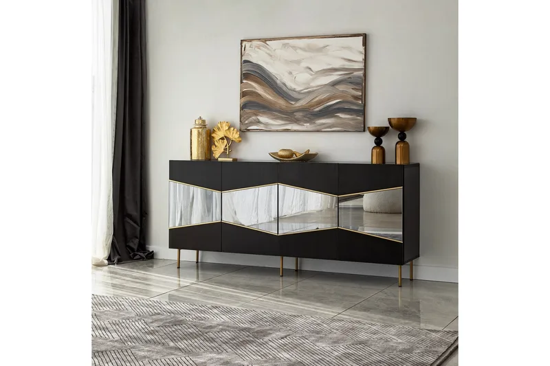 Mami Konsollbord 180 cm - Svart - Oppbevaring - Oppbevaringsmøbler - Sideboard & skjenker