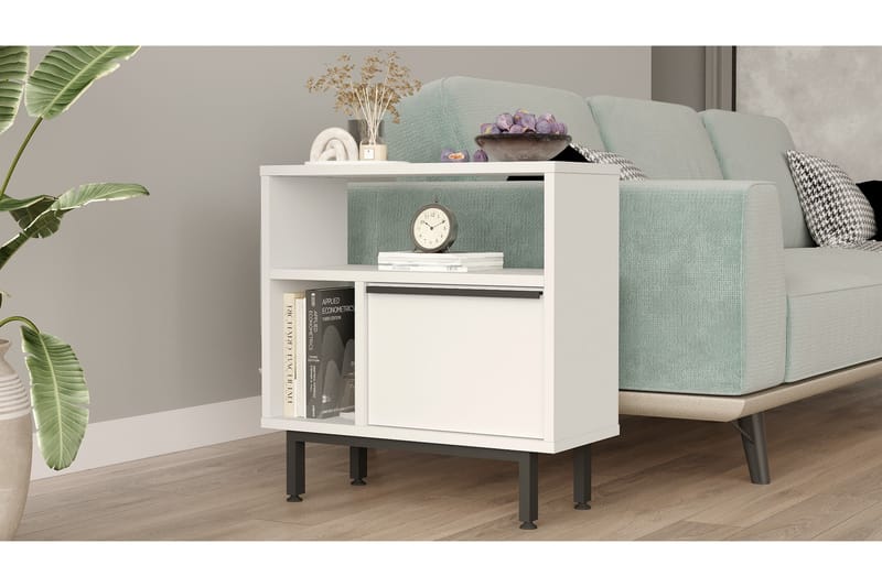 Manuja Skjenk 60 cm - Hvit - Sideboard & skjenker - Konsollbord