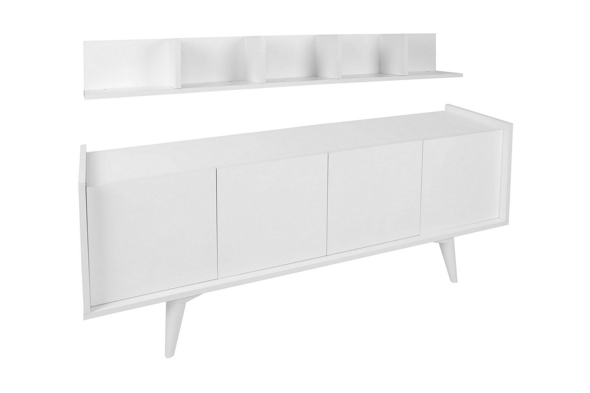 Markas Avlastningsbord 150 cm - Hvit