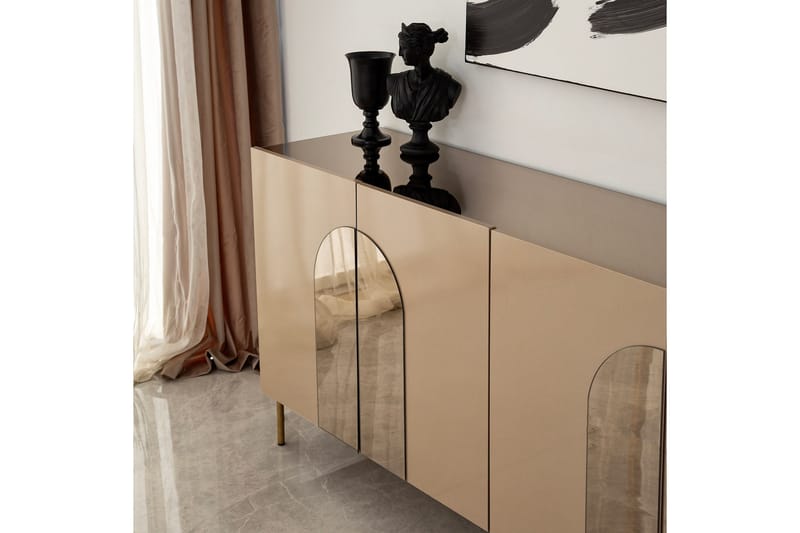 Mirrilnesh Konsollbord 180 cm - Bronse/Gull - Oppbevaring - Oppbevaringsmøbler - Sideboard & skjenker