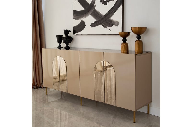 Mirrilnesh Konsollbord 180 cm - Bronse/Gull - Møbler - Mediamøbel & tv møbel - TV-skap