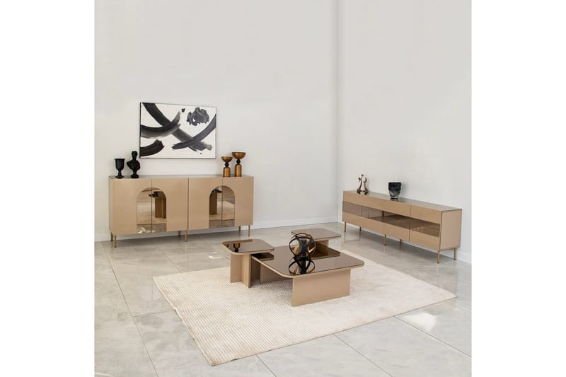 Mirrilnesh Konsollbord 180 cm - Bronse/Gull - Møbler - Mediamøbel & tv møbel - TV-skap