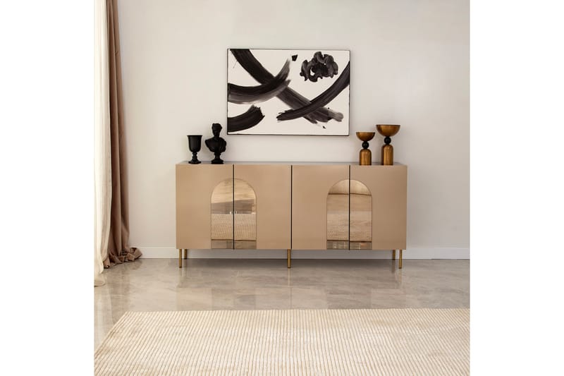 Mirrilnesh Konsollbord 180 cm - Bronse/Gull - Møbler - Bord - Avlastningsbord - Konsollbord