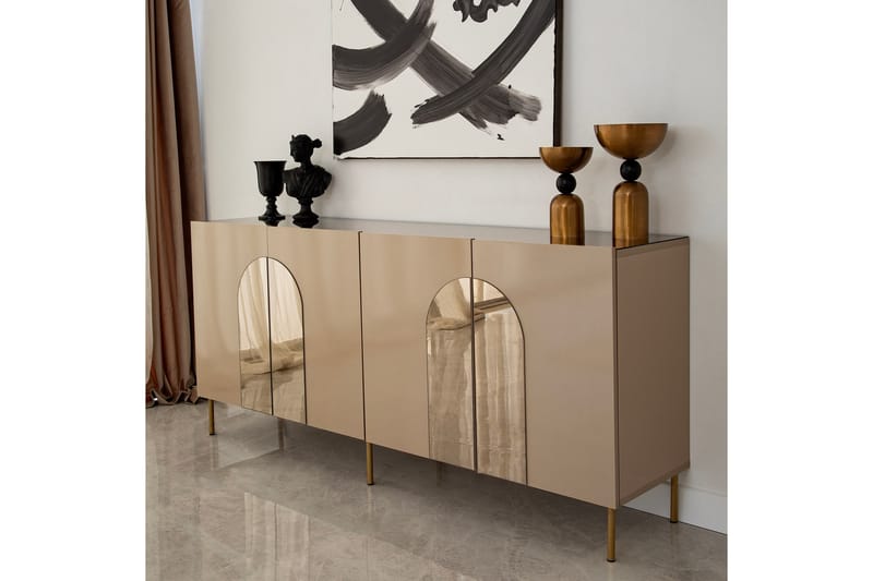 Mirrilnesh Konsollbord 180 cm - Bronse/Gull - Møbler - Bord - Avlastningsbord - Konsollbord