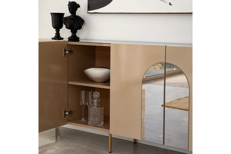 Mirrilnesh Konsollbord 180 cm - Bronse/Gull - Møbler - Bord - Avlastningsbord - Konsollbord