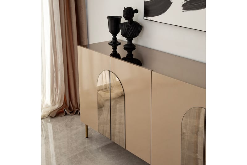 Mirrilnesh Konsollbord 180 cm - Bronse/Gull - Møbler - Bord - Avlastningsbord - Konsollbord