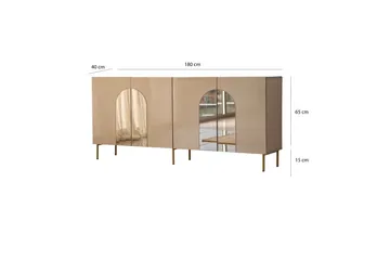 Mirrilnesh Konsollbord 180 cm - Bronse/Gull - Oppbevaring - Oppbevaringsmøbler - Sideboard & skjenker