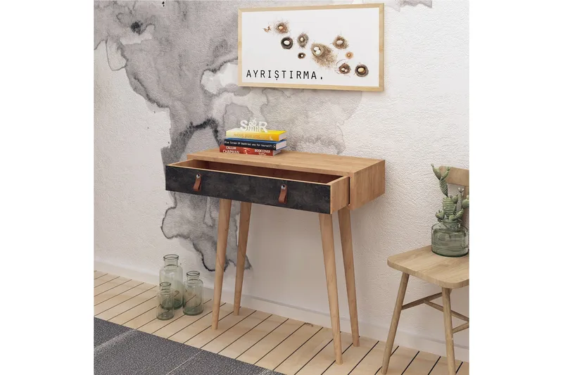 Mod Design Avlastningsbord Lærbeslag - Møbler - Bord - Avlastningsbord - Konsollbord