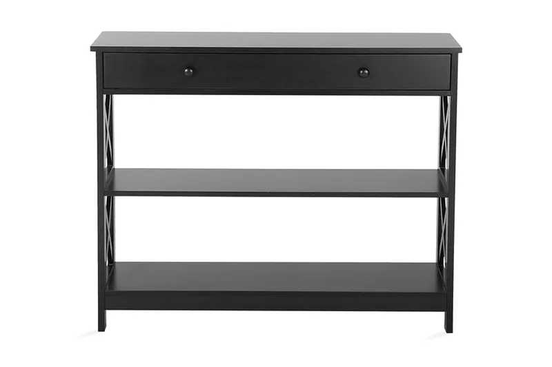 Montgomery Avlastningsbord 100 cm, Svart