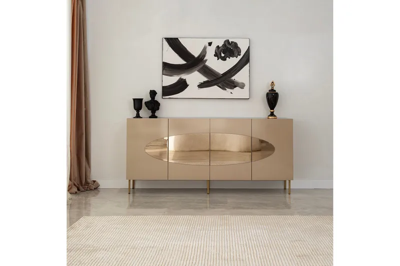 Narain Konsollbord 180 cm, Bronse/Gull