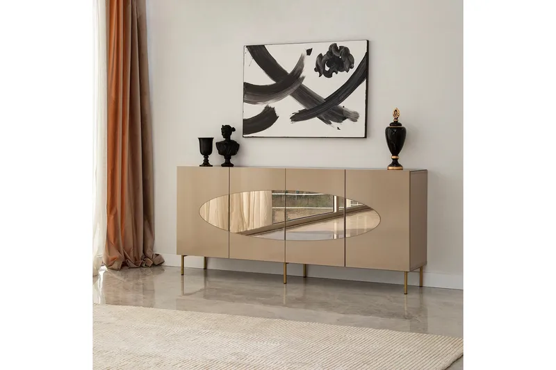 Narain Konsollbord 180 cm - Bronse/Gull - Oppbevaring - Oppbevaringsmøbler - Sideboard & skjenker