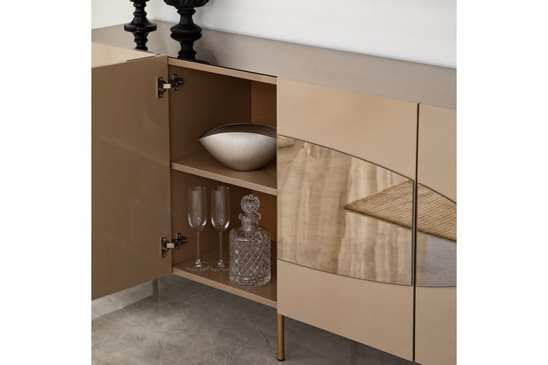 Narain Konsollbord 180 cm - Bronse/Gull - Oppbevaring - Oppbevaringsmøbler - Sideboard & skjenker