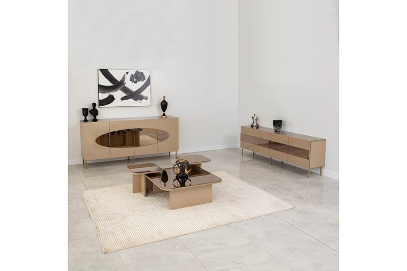Narain Konsollbord 180 cm - Bronse/Gull - Oppbevaring - Oppbevaringsmøbler - Sideboard & skjenker