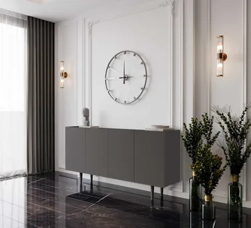 Konsollbord Nordure Capella (160 x 60 x 40 cm) Grå - Grå - Møbler - Bord - Avlastningsbord - Gangbord