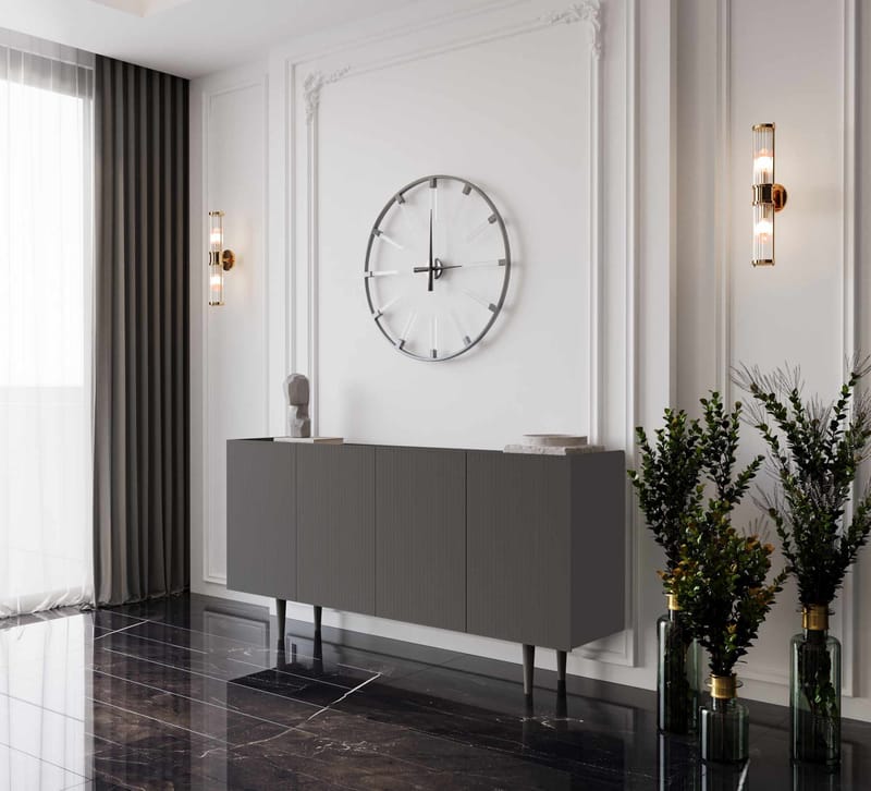Konsollbord Nordure Capella (160 x 60 x 40 cm) Grå - Grå - Møbler - Bord - Avlastningsbord - Gangbord