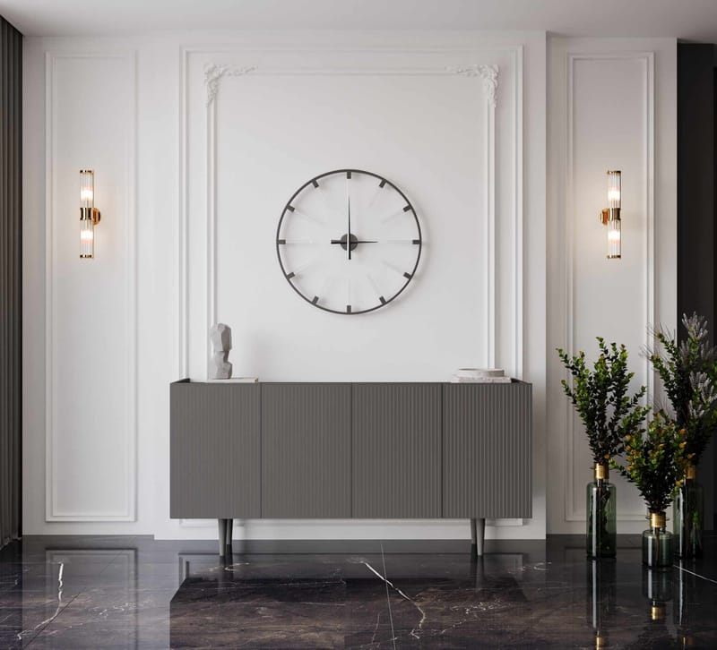 Konsollbord Nordure Capella (160 x 60 x 40 cm) Grå - Grå - Møbler - Bord - Avlastningsbord - Gangbord