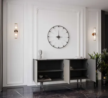 Konsollbord Nordure Capella (160 x 60 x 40 cm) Grå - Grå - Møbler - Bord - Avlastningsbord - Gangbord