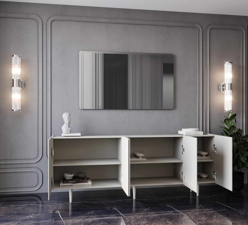 Konsollbord Nordure Capella (180 x 60 x 40 cm) Sandstein - Sandstein - Møbler - Bord - Avlastningsbord - Gangbord
