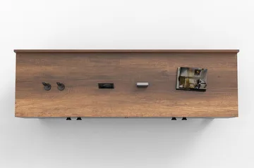 Numandro Avlastningsbord 180 cm - Teak / Antrasitt - Møbler - Bord - Avlastningsbord - Konsollbord