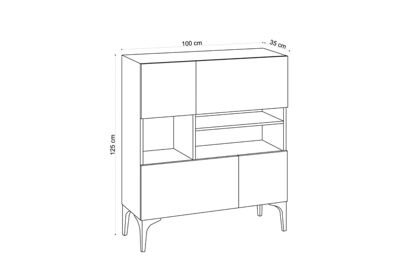 Palaio Sidebord 100 cm - Møbler - Bord - Avlastningsbord - Konsollbord