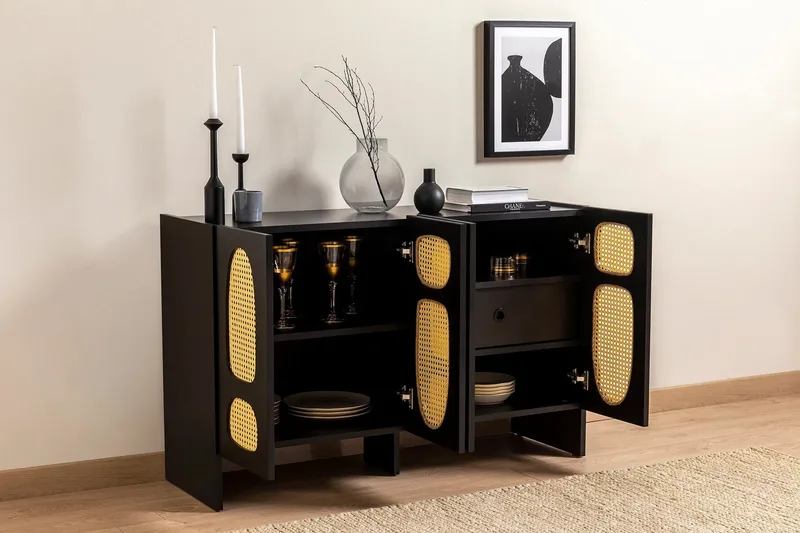 Paro Konsollbord 120 cm - Svart - Oppbevaring - Oppbevaringsmøbler - Sideboard & skjenker