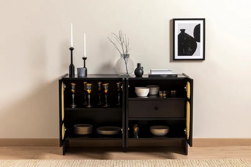 Paro Konsollbord 120 cm - Svart - Oppbevaring - Oppbevaringsmøbler - Sideboard & skjenker