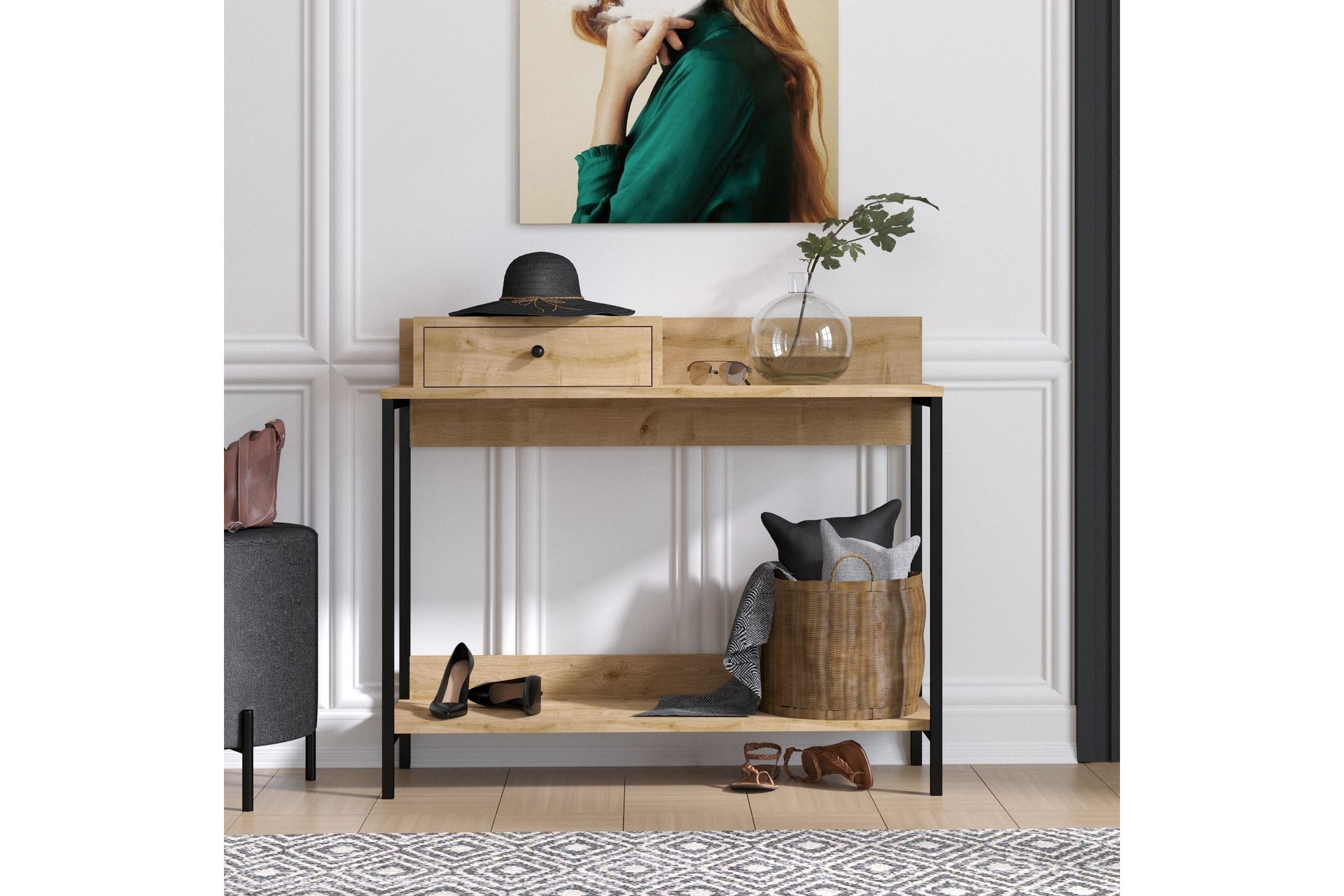 Pelosa Avlastningsbord 100 cm - Natur - Møbler - Bord - Avlastningsbord - Konsollbord
