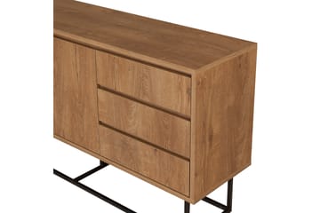 Pribeta Konsollbord 140 cm - Mørkebrun/Svart - Møbler - Bord - Avlastningsbord - Konsollbord