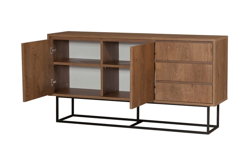 Pribeta Konsollbord 140 cm - Mørkebrun/Svart - Møbler - Bord - Avlastningsbord - Konsollbord